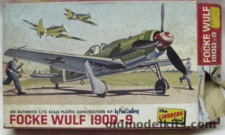 Lindberg 1/72 Focke Wulf FW-19D-9, 433-29 plastic model kit